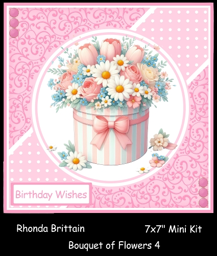 Bouquet of Flowers 4 Mini Kit 7x7