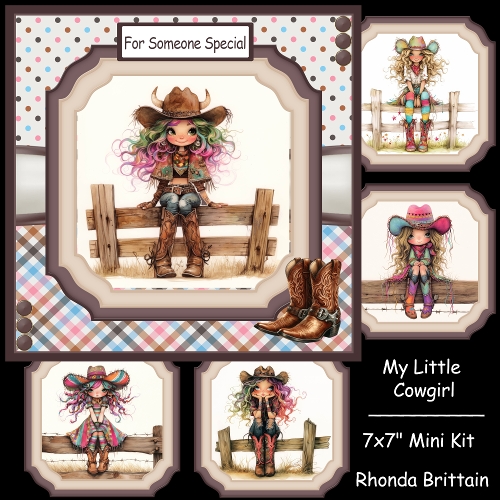 My Little Cowgirl Mini Kit 7x7