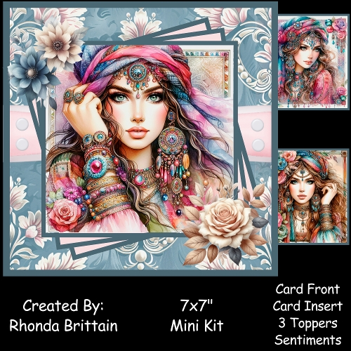 Beautiful Gypsy 1 Mini Kit 7x7