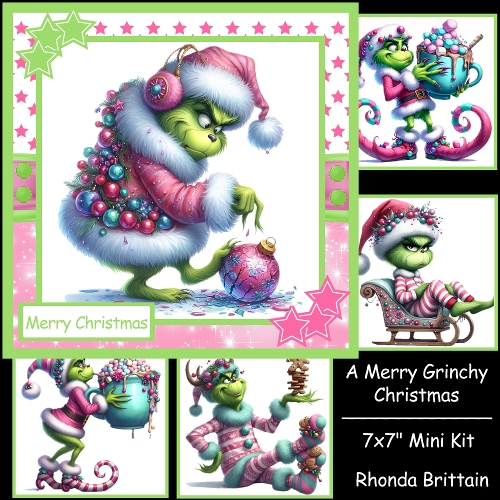 A Merry Grinchy Christmas Mini Kit 7x7