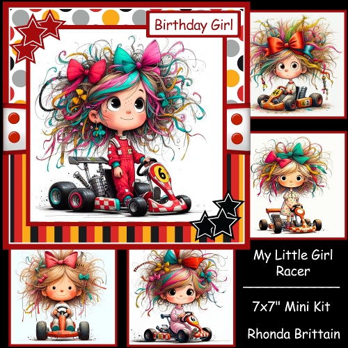 Little Girl Racer Mini Kit 7x7