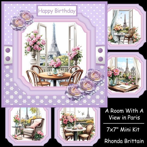 A Room With A View in Paris Mini Kit 7x7