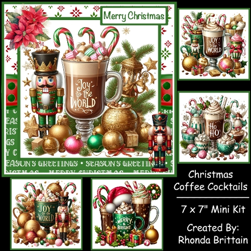 Christmas Coffee Cocktails Mini Kit 7x7