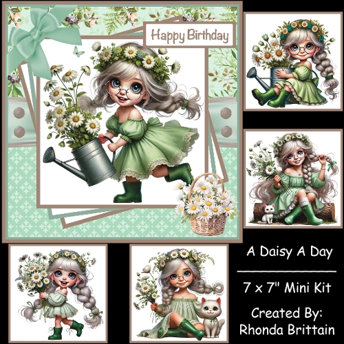 A Daisy A Day Mini Kit 7x7