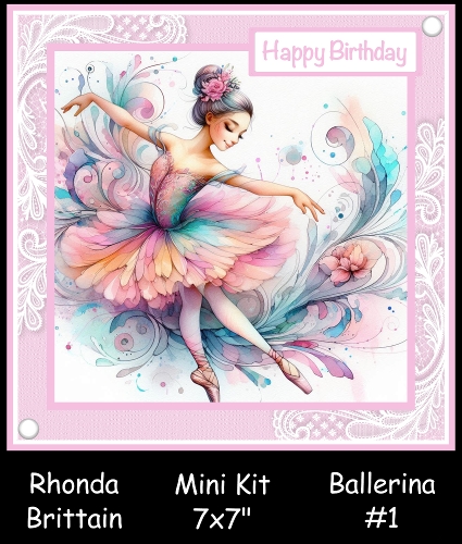 Ballerina #1 Mini Kit 7x7