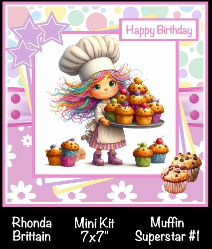 Muffin Superstar 1 Mini Kit 7x7