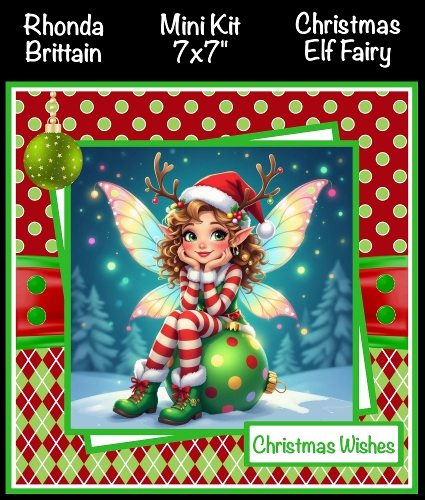 Christmas Elf Fairy Mini Kit 7x7