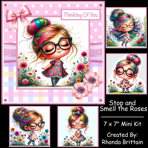cup1386690_40 - Stop and Smell the Roses Mini Kit 7x7