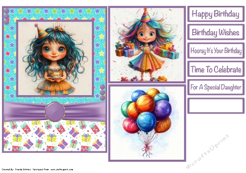 cup1386739_40 - Birthday Wishes 2 Card Front 5x7