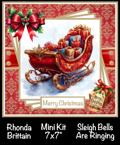 Sleigh Bells Are Ringing Mini Kit 7x7