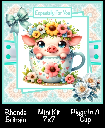 Piggy In A Cup Mini Kit 7x7