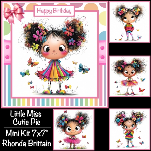 Little Miss Cutie Pie Mini Kit 7x7