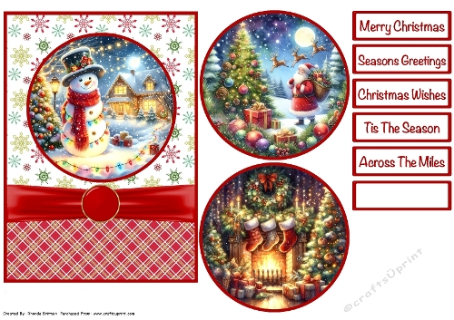 Christmas 4 Card Front 5x7