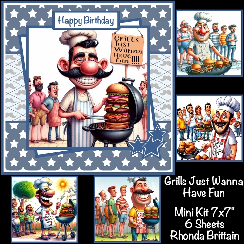 Grills Just Want To Have Fun Mini Kit 7x7
