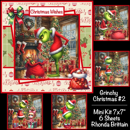 cup1389014_40 - Grinchy Christmas #2 Mini Kit 7x7