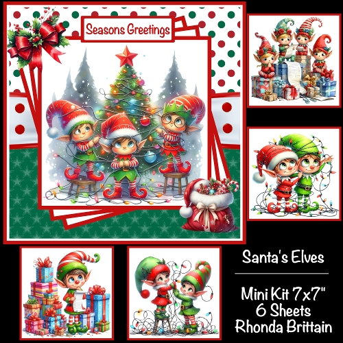 Santas Elves Mini Kit 7x7