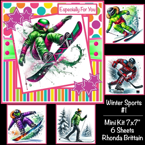 Winter Sports #1 Mini Kit 7x7