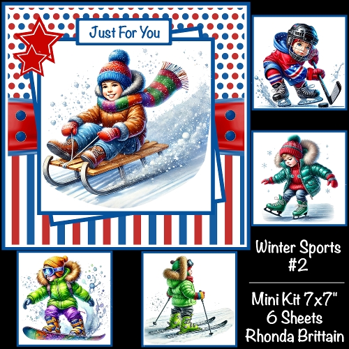 Winter Sports #2 Mini Kit 7x7