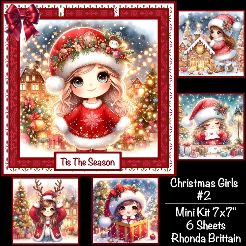 Christmas Girls #2 Mini Kit 7x7