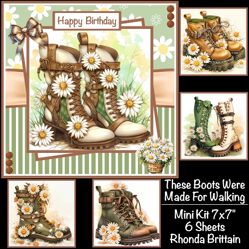 These Boots Were Made For Walking Mini Kit 7x7