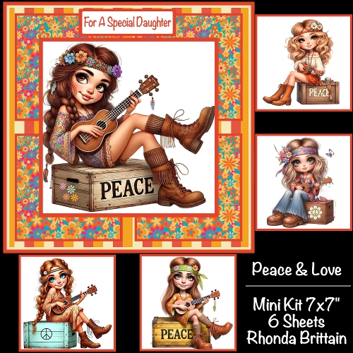 Peace & Love Mini Kit 7x7