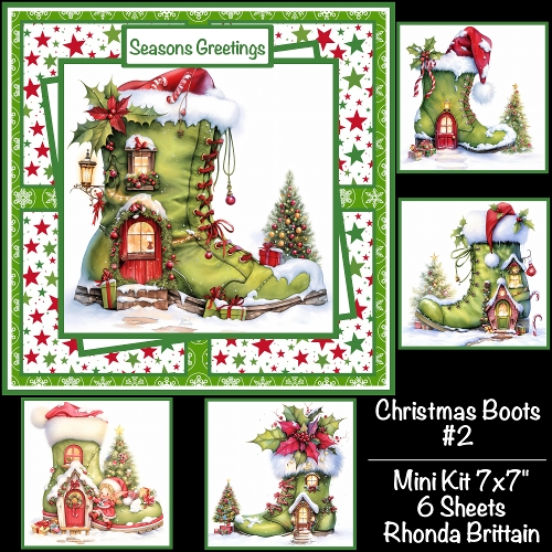 Christmas Boots #2 Mini Kit 7x7