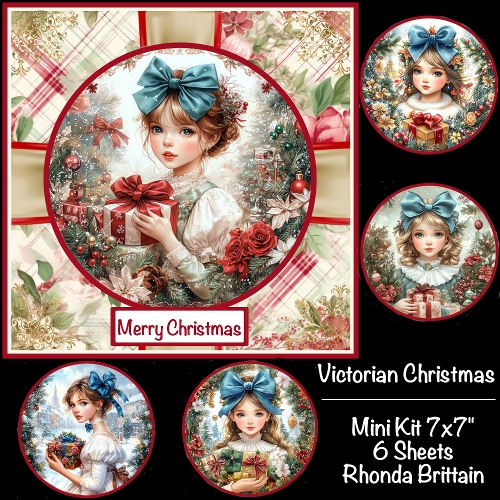Victorian Christmas Mini Kit 7x7