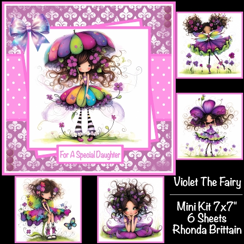 Violet The Fairy Mini Kit 7x7