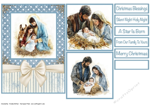 Nativity #1 Card Front 5x7