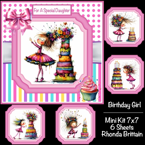 Birthday Girl Mini Kit 7x7