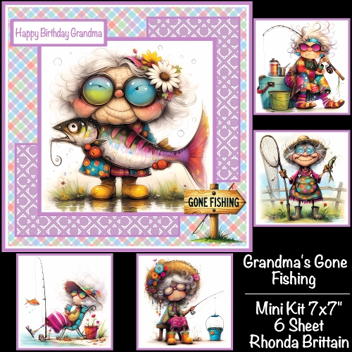 cup1391020_40 -  Grandmas Gone Fishing Mini Kit 7x7