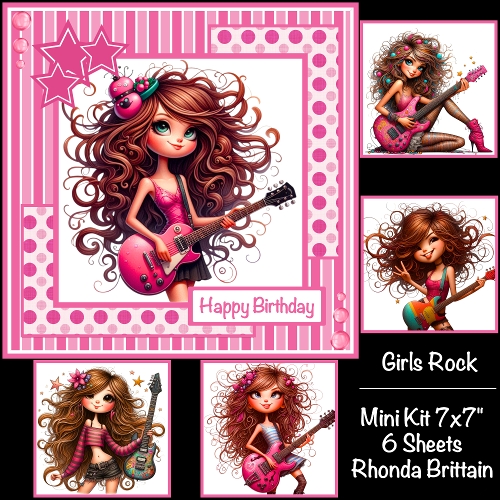 Girls Rock Mini Kit 7x7