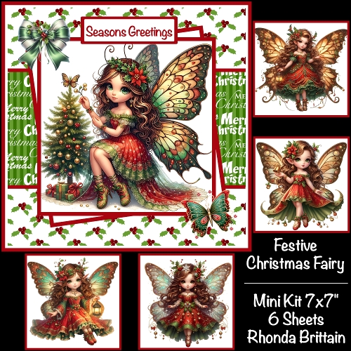 cup1393401_40 - Festive Christmas Fairy Mini Kit 7x7