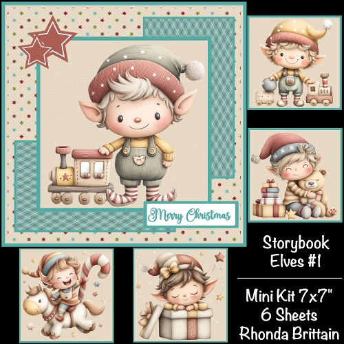 Story Book Elves Mini KIt 7x7