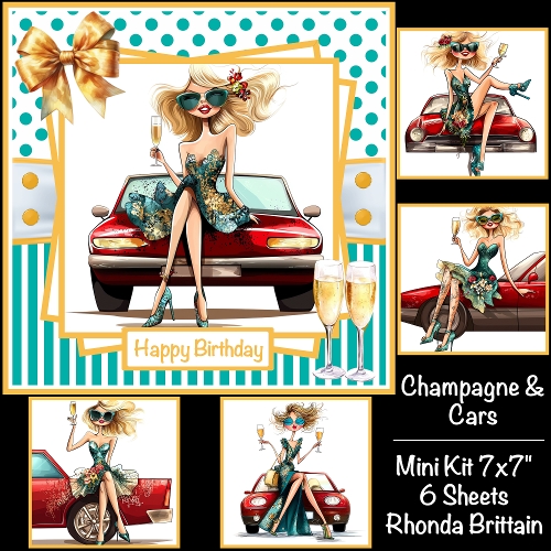 Champagne & Cars Mini Kit 7x7