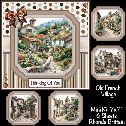 Old French Village Mini Kit 7x7