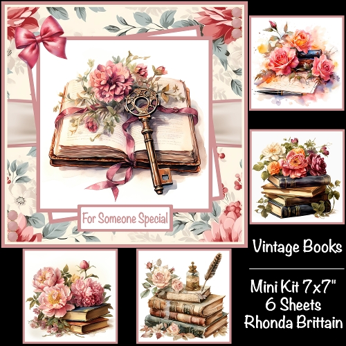 Vintage Books Mini Kit 7x7