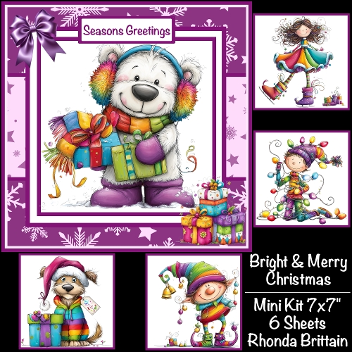 Bright & Merry Christmas Mini Kit 7x7: