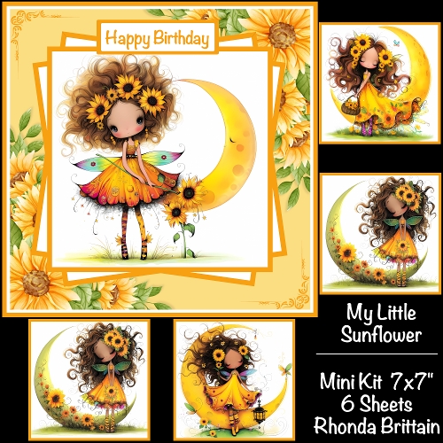 My Little Sunflower Mini Kit 7x7