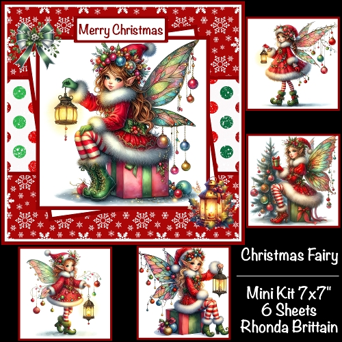 Christmas Elf #2 Mini Kit 7x7