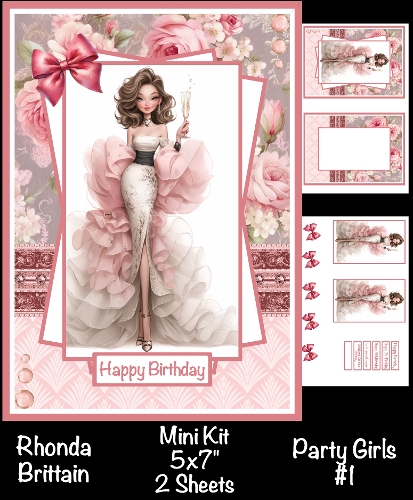 Party Girl #1 Mini Kit 5x7