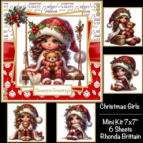 cup1397780_40 - Christmas Girl Mini Kit 7x7