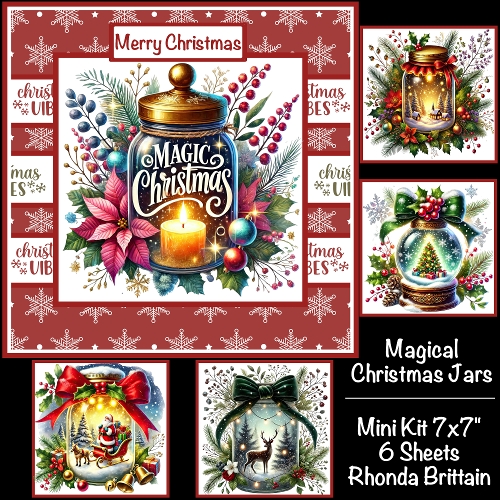 Magical Christmas Jars Mini Kit 7x7