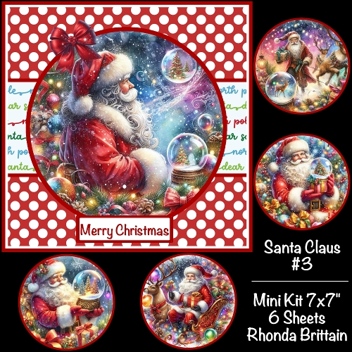 Santa Claus #3 Mini Kit 7x7
