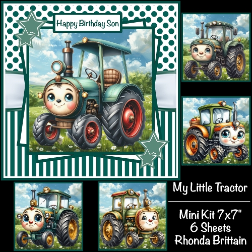 My Little Tractor Mini Kit 7x7
