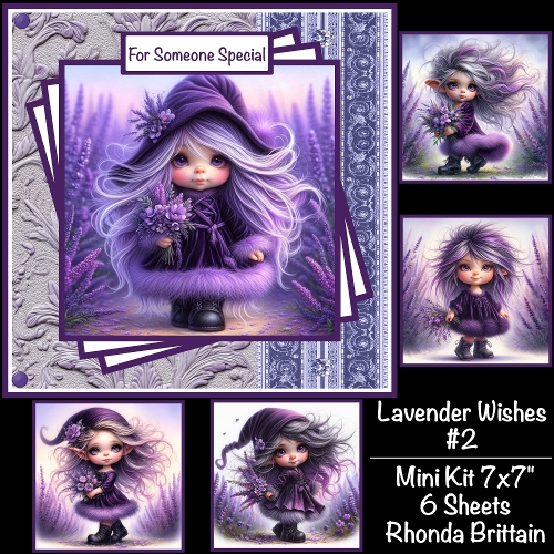 Lavender Wishes #2 Mini Kit 7x7