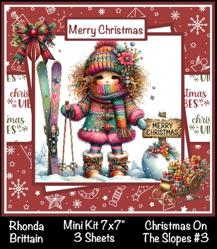 cup1400633_40 - Christmas On The Slopes #3 Mini Kit 7x7
