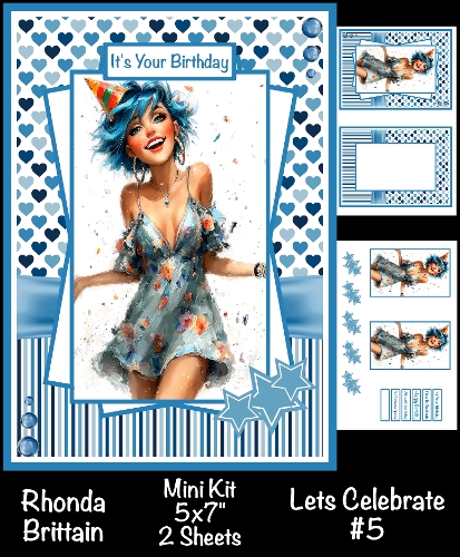 Lets Celebrate #5 Mini Kit 5x7
