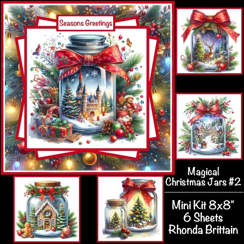 Magical Christmas Jars #2 Mini Kit 8x8