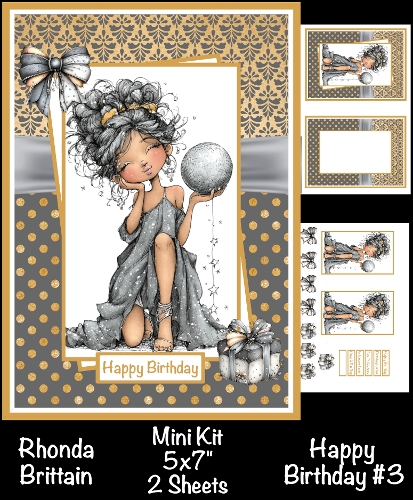 Happy Birthday #3 Mini Kit 5x7